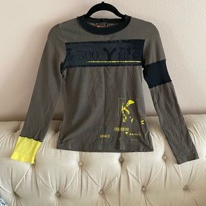 French Fashion - Cop Copine long sleeve top. Size S/M (French 2).